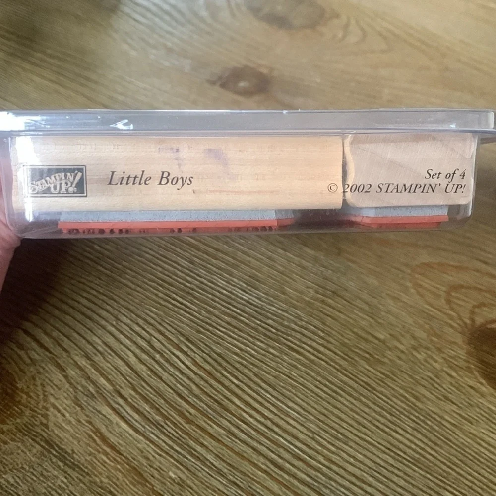 Stampin’ Up! Rubber Stamp Set Little Boys Set of 4